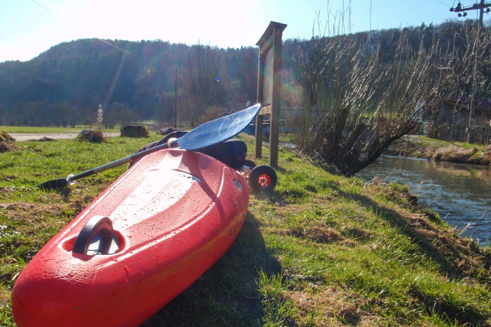 Kanufahren auf der Pegnitz